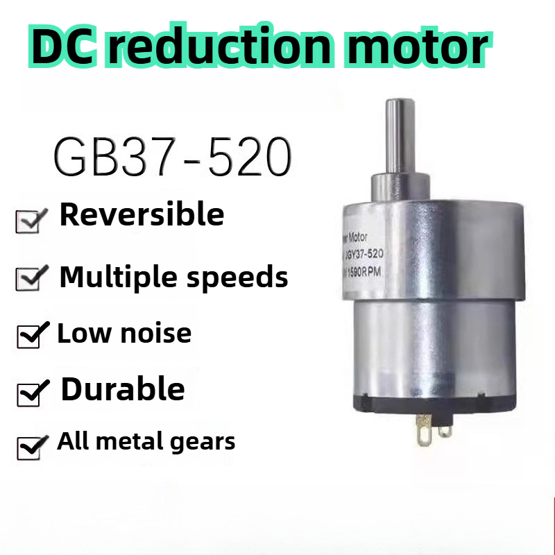 Dc Motor 12V - 12V/24V DC Reductiemotor 7RPM tot 600RPM