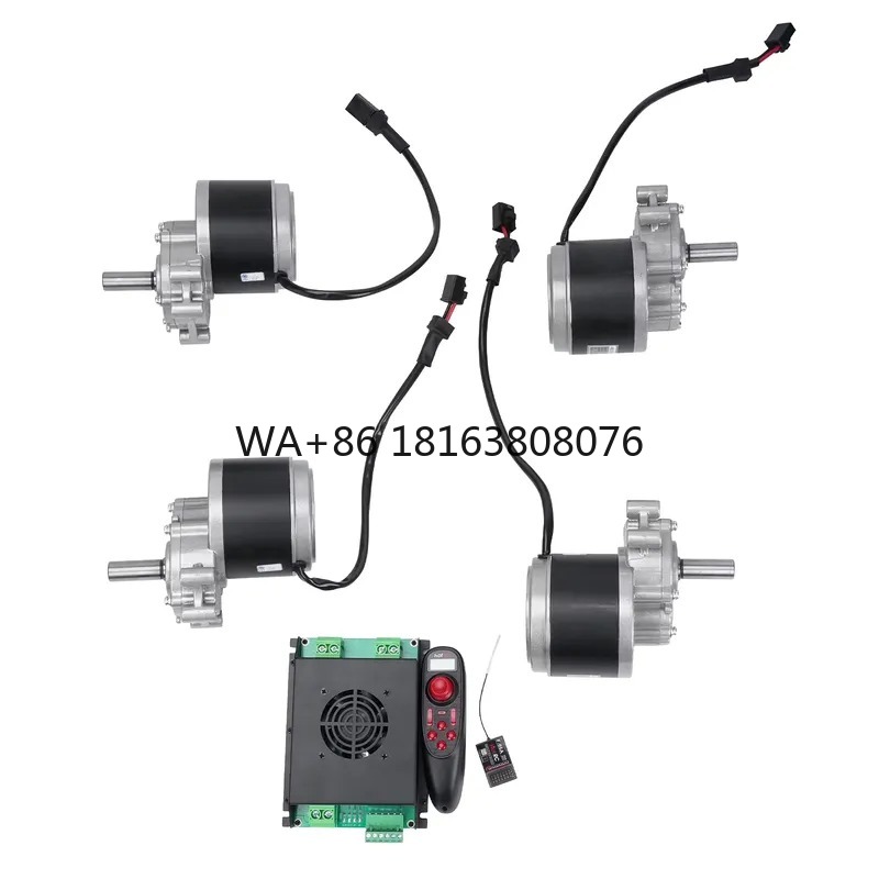 Robotics Kit - 4WD borstelmotorset 24V 250W 75RPM 120RPM