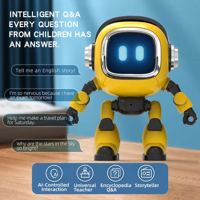 Ros Robot - AI Intelligente Robot Speelgoed, Meertalig Spraakchat,