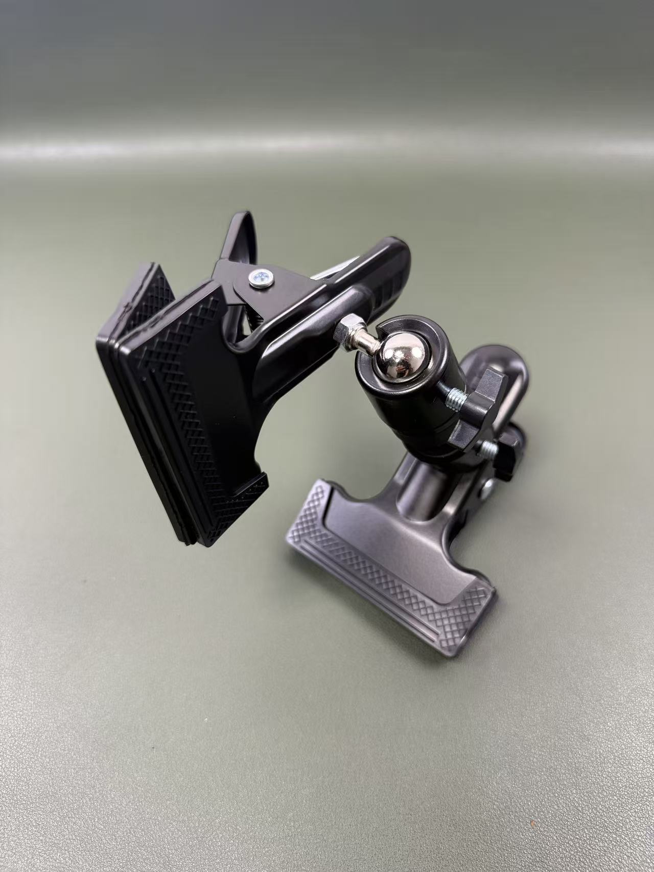 Pan Tilt Bracket - Universele dubbelkopige klempan-tilt draaibare bureaustandaard -