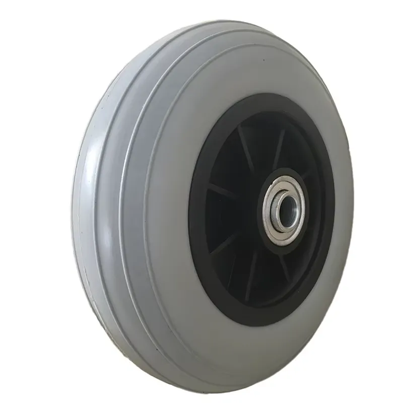 Caster Wheel - 8x2 inch PU-schuim massief rolstoelwiel, massief