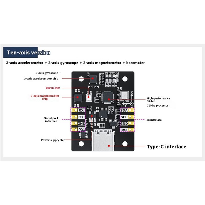 B92B 10-assige IMU-sensormodul - Stm32 Robot recensie en prijs