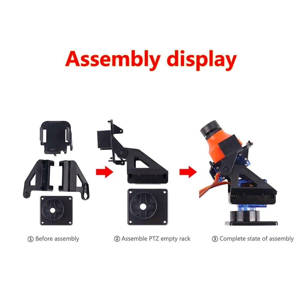 1Set RC vliegtuig onderdelen s - Pan Tilt Bracket recensie en prijs