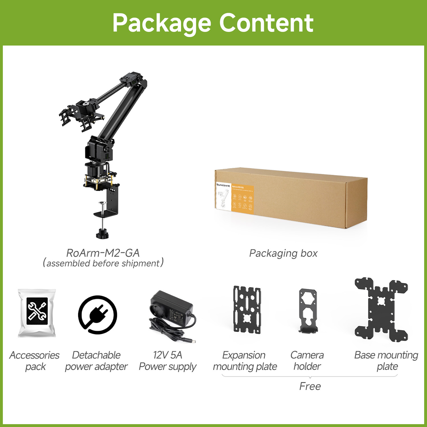 Waveshare 3+1 DOF seriële bus- - Robot Arm Kit recensie en prijs