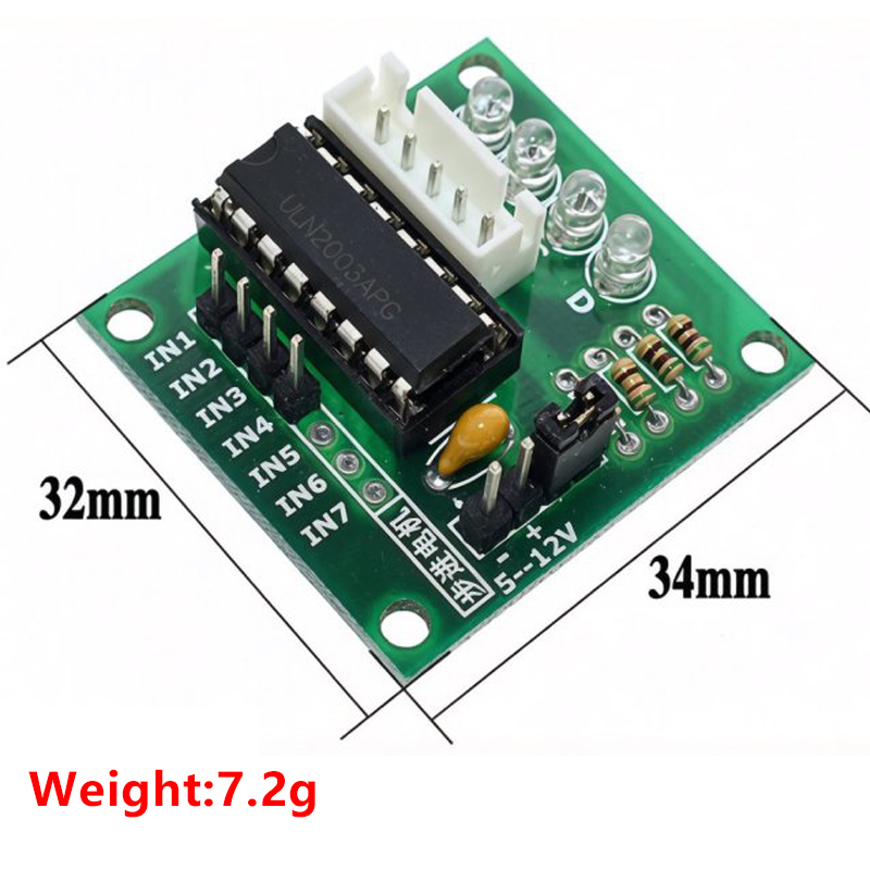 1 set 28BYJ-48 5V 4-fasen mini - 28Byj-48 recensie en prijs