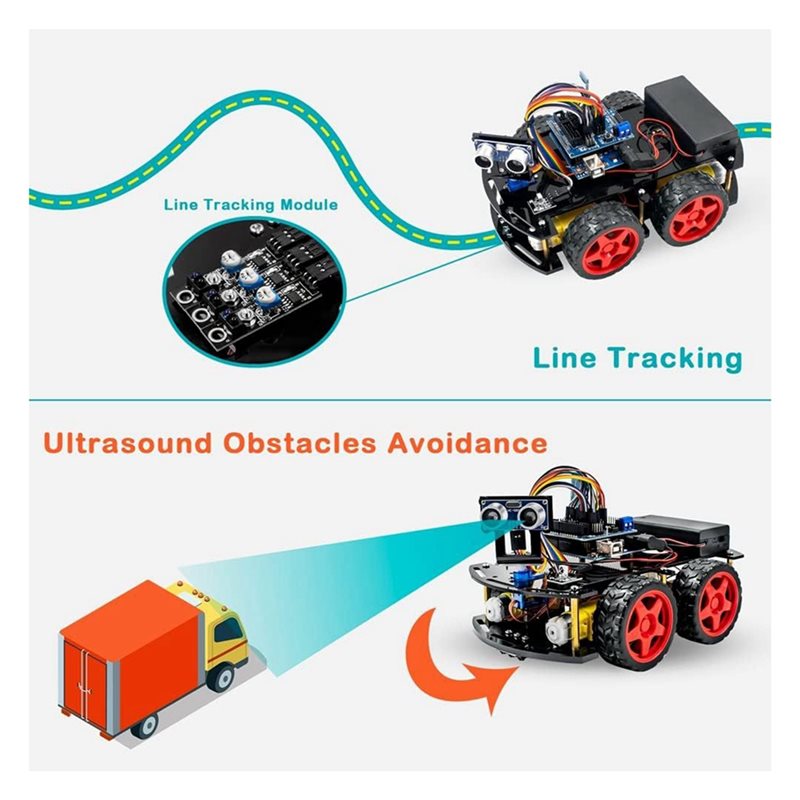 WOWFU-4WD Smart Robot Auto Kit - Robot Car Kit recensie en prijs