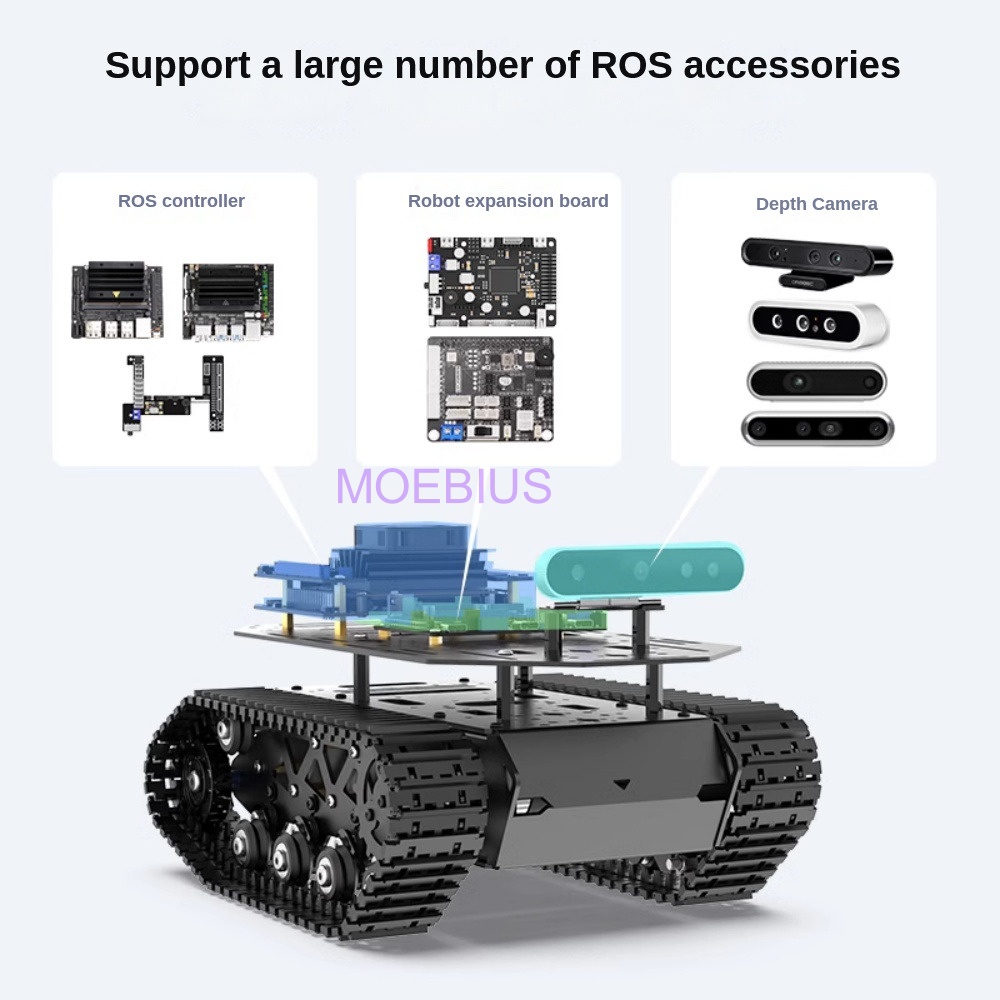 10Kg Laadvermogen Metalen Scho - Tracked Robot Chassis recensie en prijs